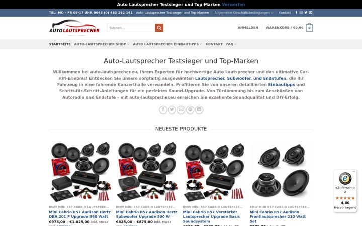 Screenshot of auto-lautsprecher.eu