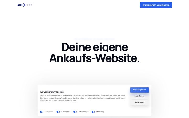 Screenshot of auto-leads.de