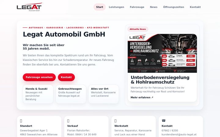 Screenshot of auto-legat.at