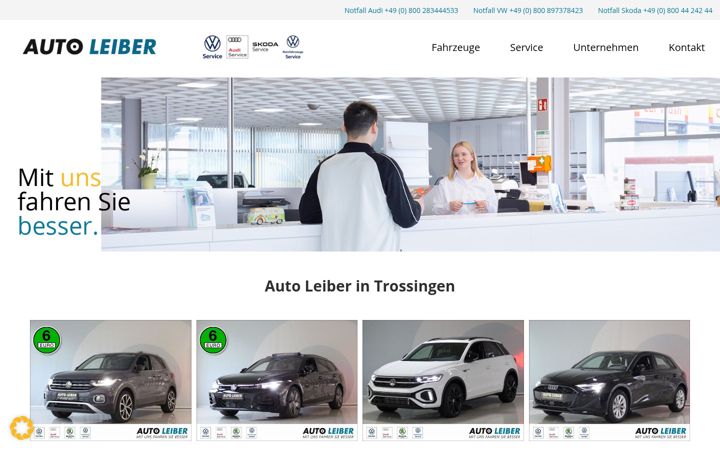 Screenshot of auto-leiber.de