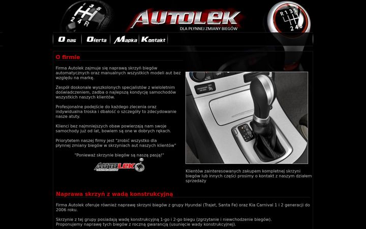Screenshot of auto-lek.pl