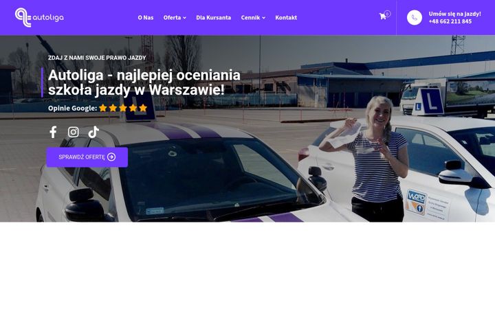 Screenshot van auto-liga.pl