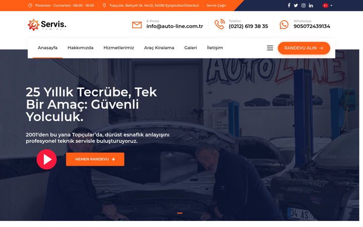 Screenshot of auto-line.com.tr