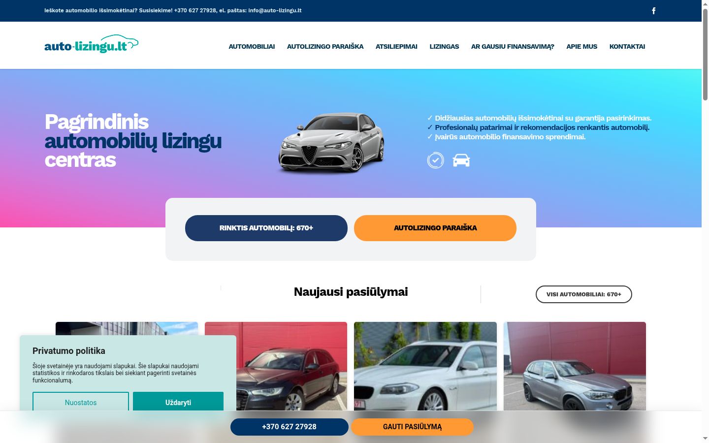 Screenshot tal-banner tal-kunsens muri qabel kwalunkwe interazzjoni