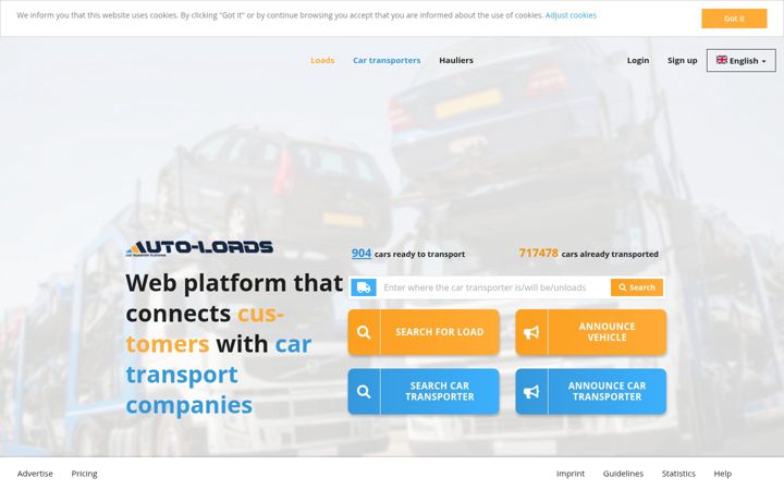 Screenshot of auto-loads.com