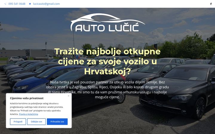 Capture d'écran de auto-lucic.hr