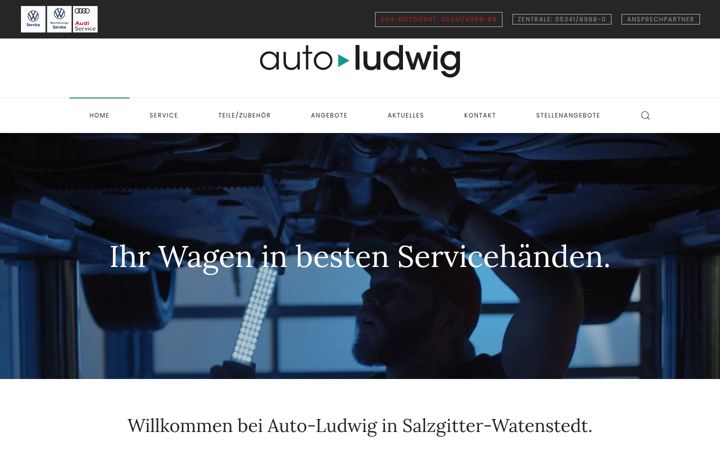 Screenshot of auto-ludwig-sz.de