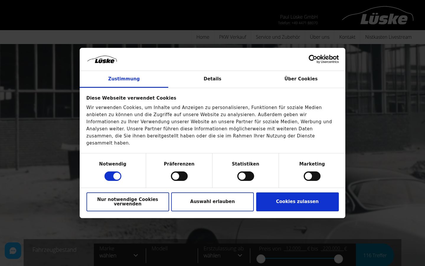 Kuvakaappaus suostumusbannerista, joka näytettiin ennen mitään vuorovaikutusta