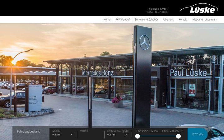 Screenshot of auto-lueske.de