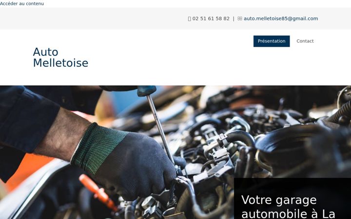 Screenshot of auto-melletoise.fr