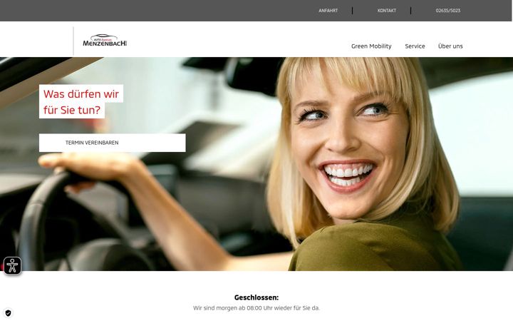 Screenshot of auto-menzenbach.de