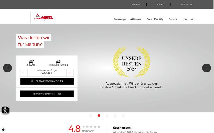 Screenshot of auto-metz.de