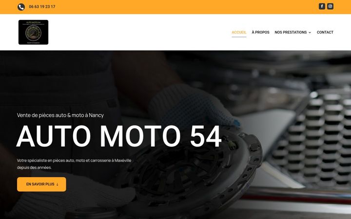 Screenshot of auto-moto-54.fr