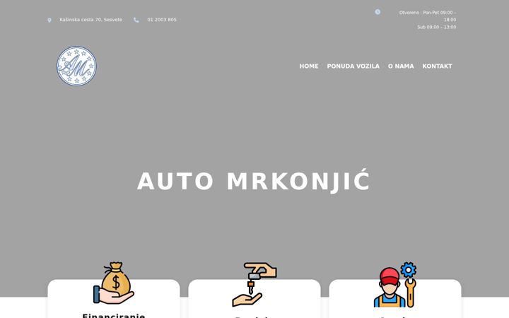 Screenshot του auto-mrkonjic.com