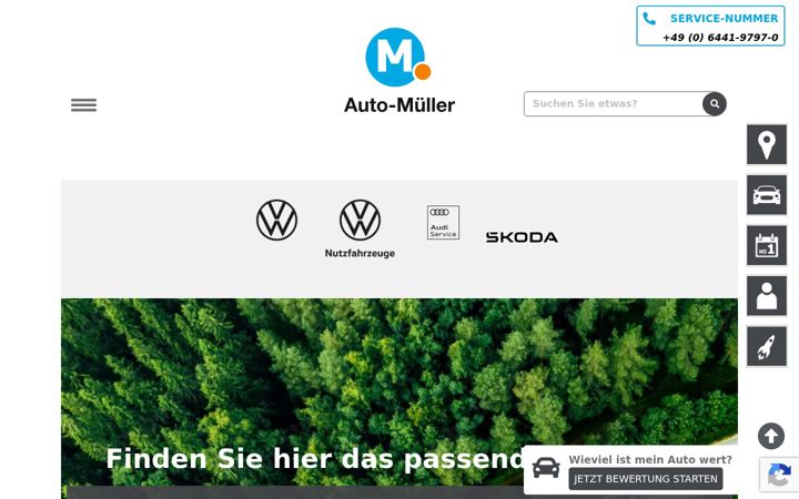 Screenshot of auto-mueller-online.de