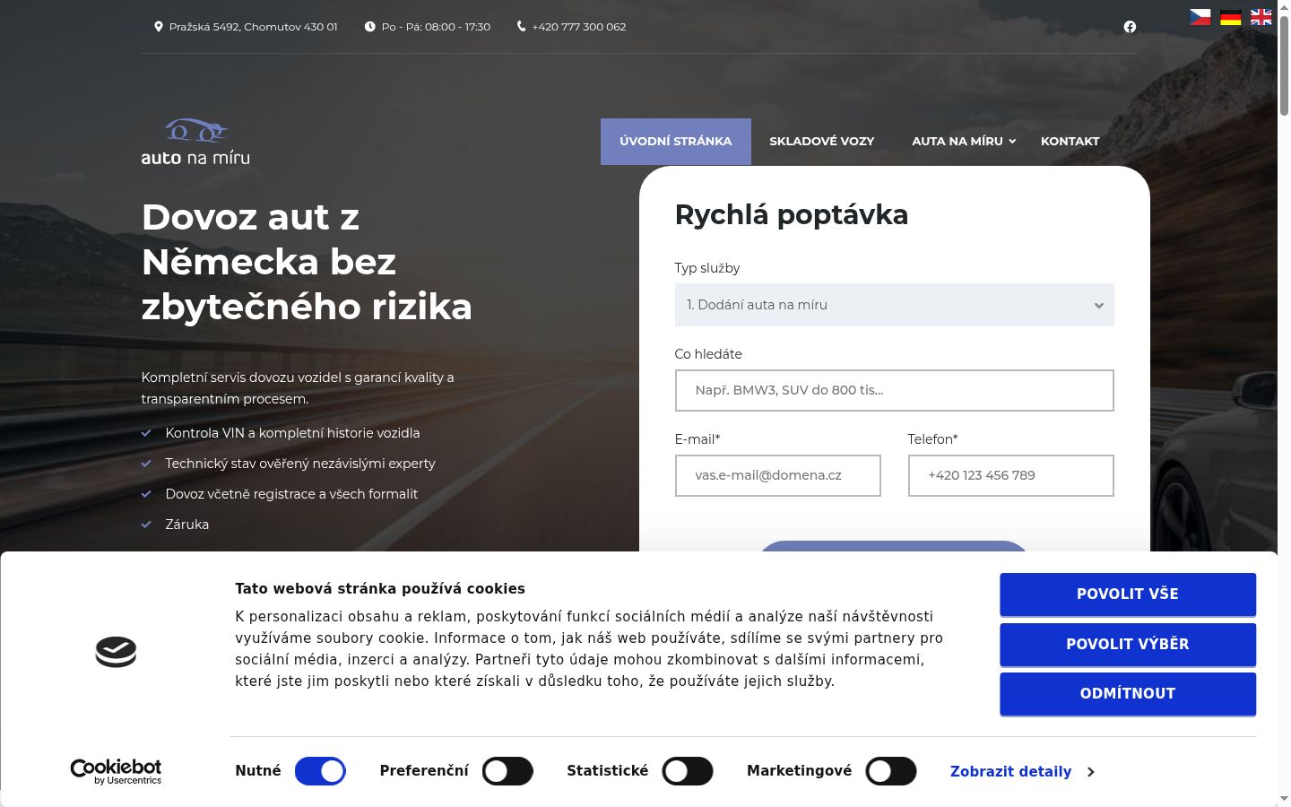 Screenshot tal-banner tal-kunsens muri qabel kwalunkwe interazzjoni