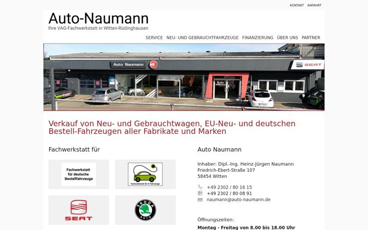 Screenshot di auto-naumann.de