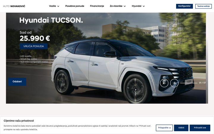 Screenshot of auto-novakovic.hr