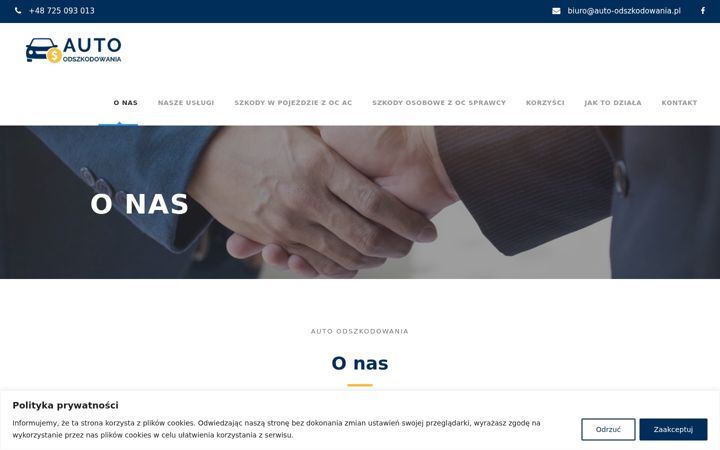 Screenshot of auto-odszkodowania.pl