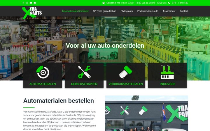Screenshot ta' auto-onderdelen-dordrecht.nl