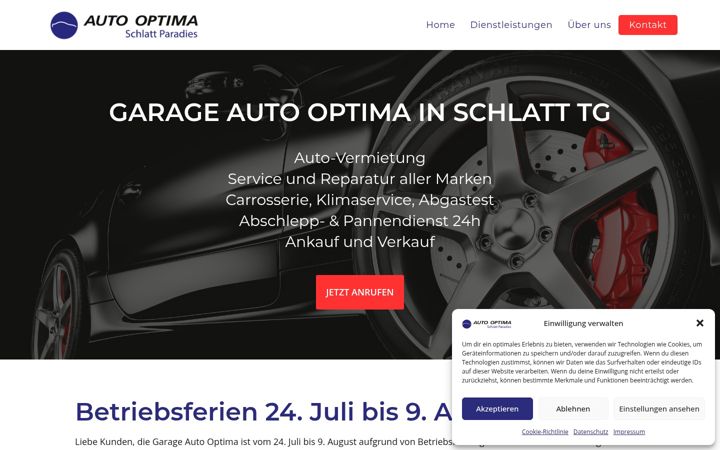 Screenshot of auto-optima.ch