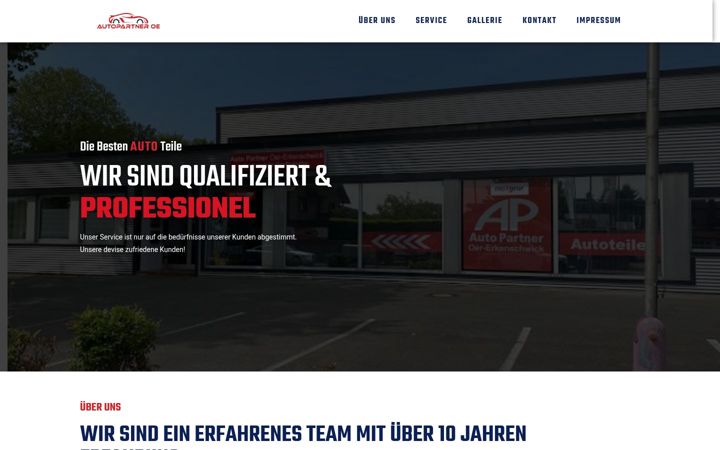 Screenshot of auto-partner-oe.de