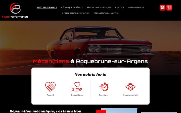 Screenshot of auto-performance83.fr