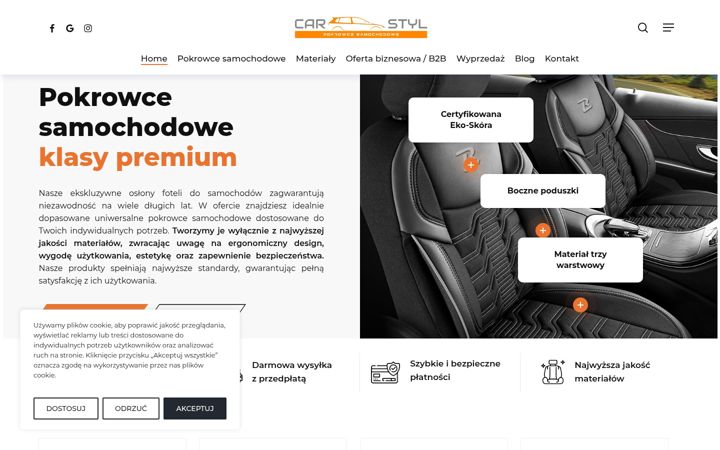 Screenshot of auto-pokrowce.pl