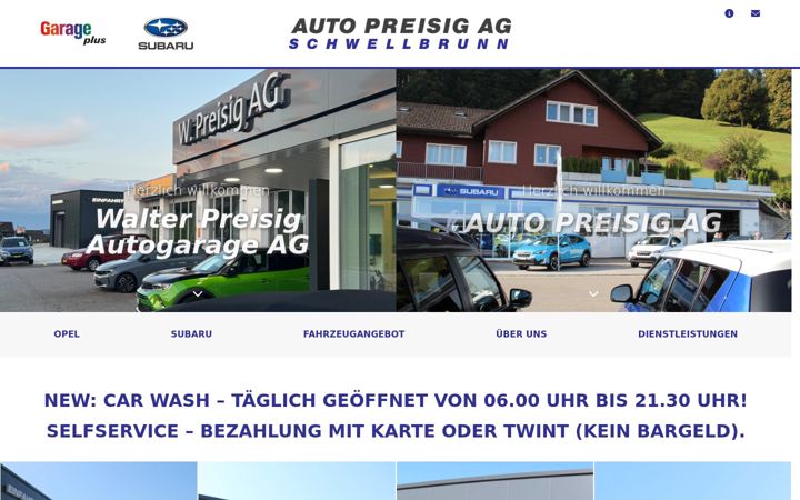 Captura de pantalla de auto-preisig.ch
