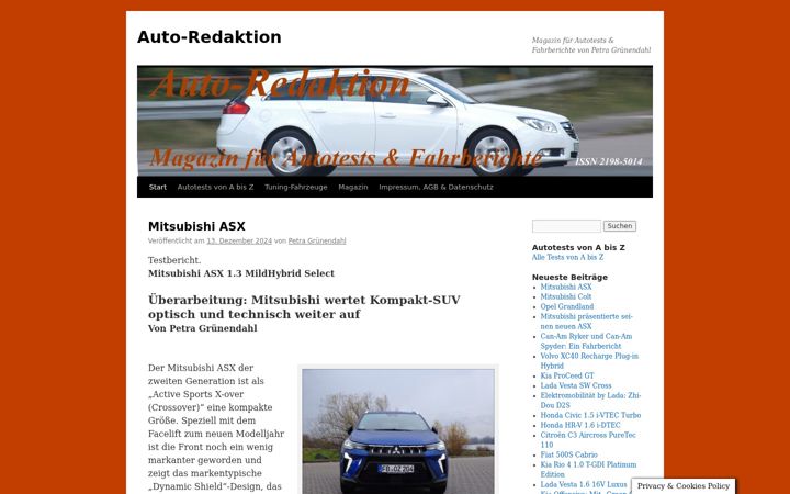 Captura de pantalla de auto-redaktion.de