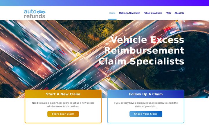 Screenshot of auto-refunds.com