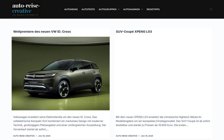 Screenshot of auto-reise-creative.de