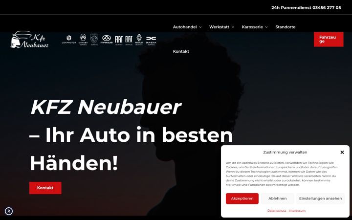 Screenshot of auto-reisenhofer.com