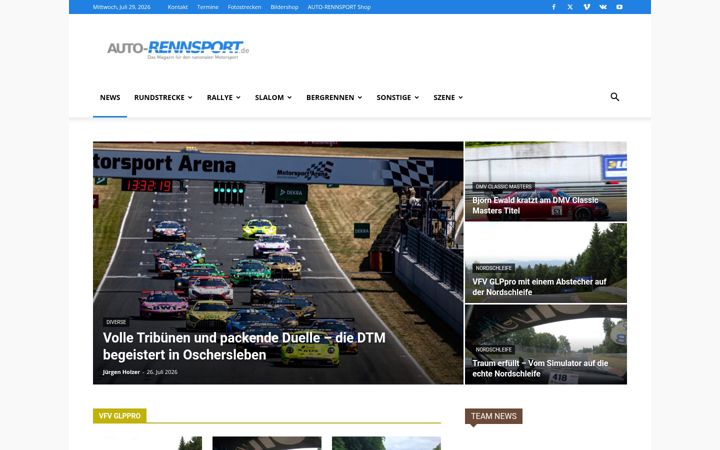 Screenshot of auto-rennsport.de