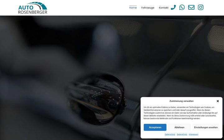 Screenshot of auto-rosenberger.at