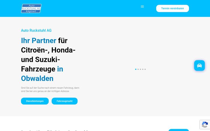 Screenshot of auto-ruckstuhl.ch