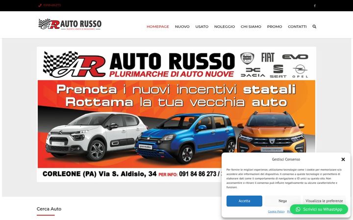 Screenshot of auto-russo.it