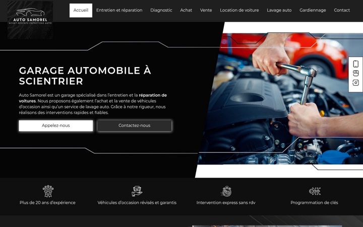 Screenshot of auto-samorel.fr