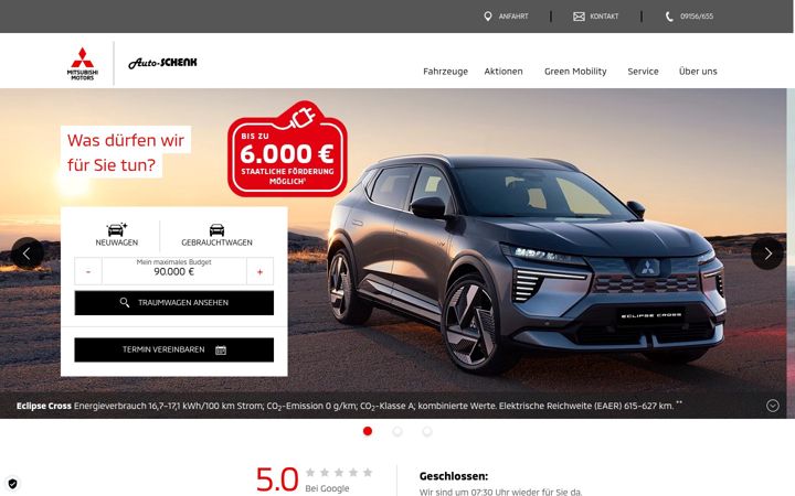 Screenshot of auto-schenk.de