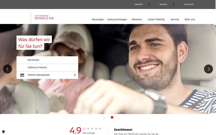 Screenshot of auto-scholz-kg.de