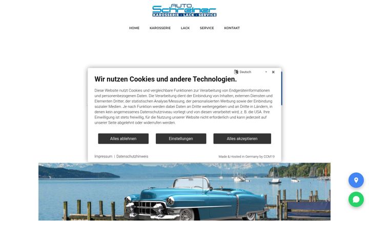 Screenshot of auto-schreiner.com