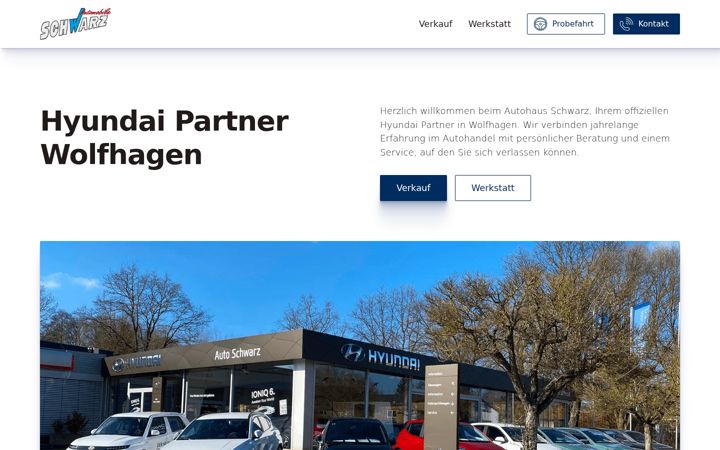 Screenshot of auto-schwarz.de