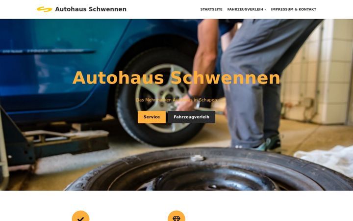 Ekraanipilt saidist auto-schwennen.de