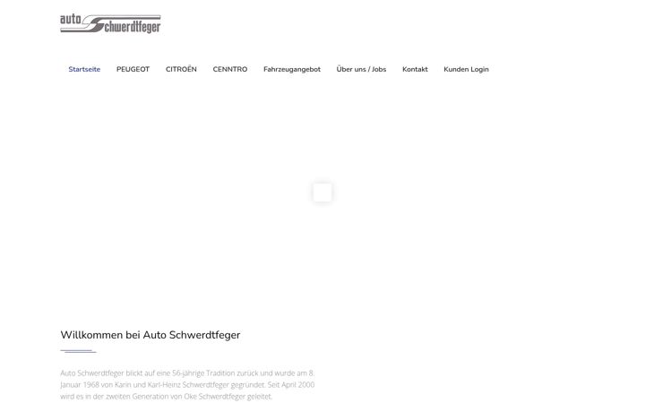 Ekraanipilt saidist auto-schwerdtfeger.de