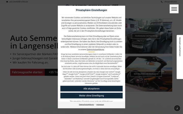 Ekraanipilt saidist auto-semmel.de