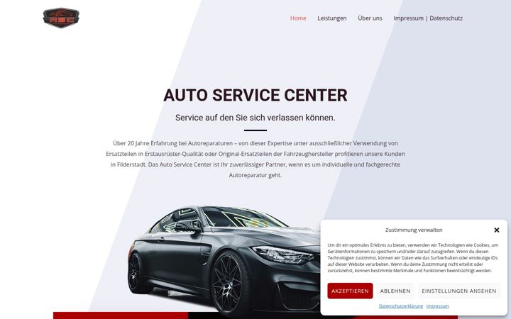 Screenshot of auto-service-center.com