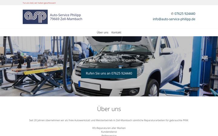 Screenshot of auto-service-philipp.de