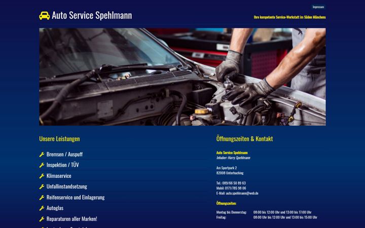 Screenshot of auto-service-spehlmann.de