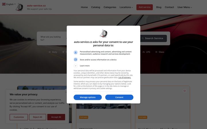 Screenshot of auto-service.cz