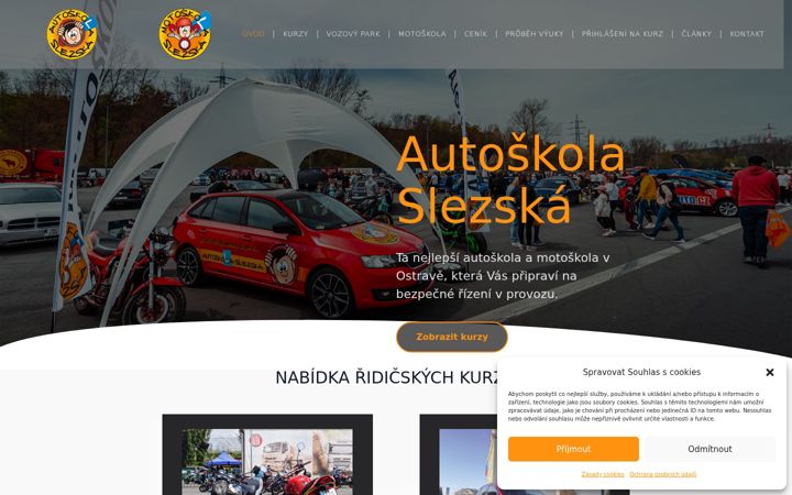Screenshot of auto-skola-ostrava.cz